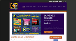 Desktop Screenshot of cottagetheatre.org